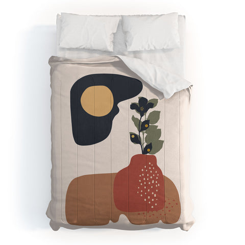 Viviana Gonzalez Organic shapes 1 Comforter