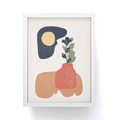 Viviana Gonzalez Organic shapes 1 Framed Mini Art Print