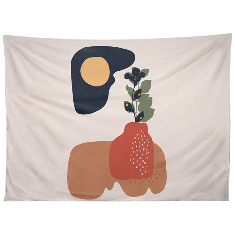 Viviana Gonzalez Organic shapes 1 Tapestry