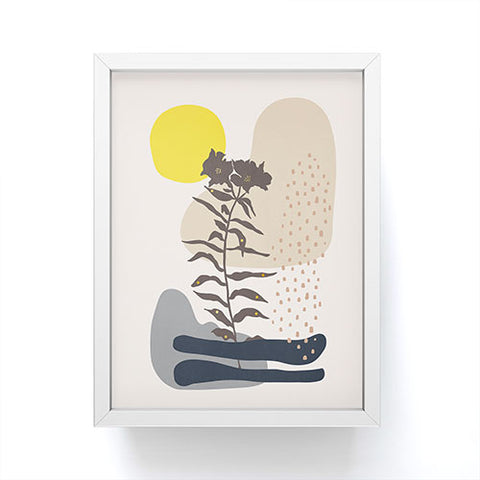 Viviana Gonzalez Organic shapes 2 Framed Mini Art Print