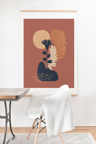 Viviana Gonzalez Organic shapes 3 Art Print And Hanger