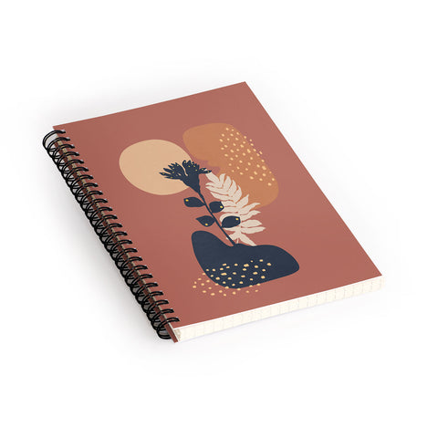 Viviana Gonzalez Organic shapes 3 Spiral Notebook