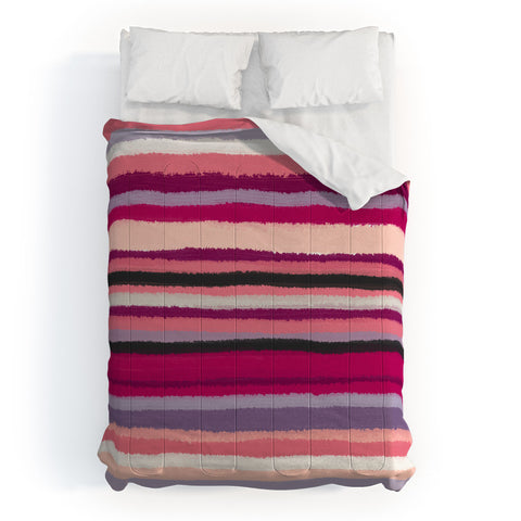 Viviana Gonzalez Painting Stripes 02 Comforter