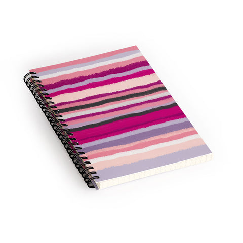 Viviana Gonzalez Painting Stripes 02 Spiral Notebook