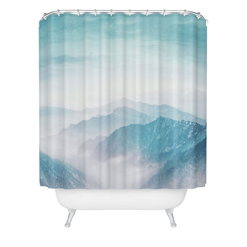 Viviana Gonzalez Pastel landscape 04 Shower Curtain