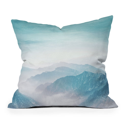 Viviana Gonzalez Pastel landscape 04 Throw Pillow