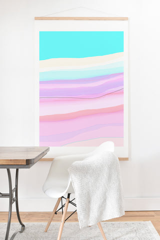 Viviana Gonzalez Pastels improvisation 02 Art Print And Hanger