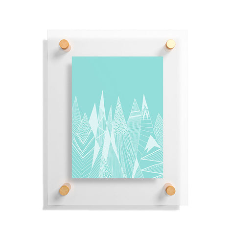 Viviana Gonzalez Patterns in the mountains 02 Floating Acrylic Print