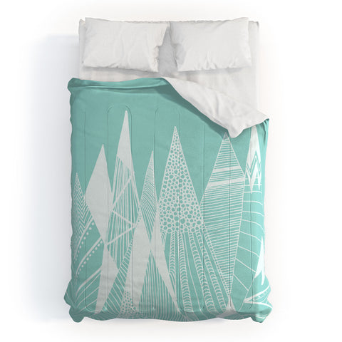 Viviana Gonzalez Patterns in the mountains 02 Comforter