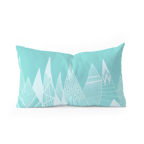 Viviana Gonzalez Patterns in the mountains 02 Oblong Throw Pillow