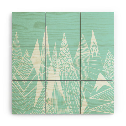 Viviana Gonzalez Patterns in the mountains 02 Wood Wall Mural