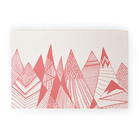 Viviana Gonzalez Patterns in the mountains Welcome Mat