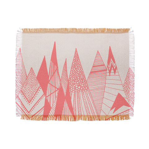 Viviana Gonzalez Patterns in the mountains Throw Blanket