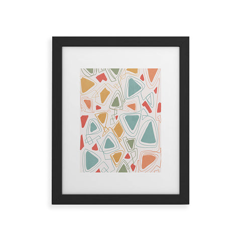 Viviana Gonzalez Playful Geometrics 1 Framed Art Print