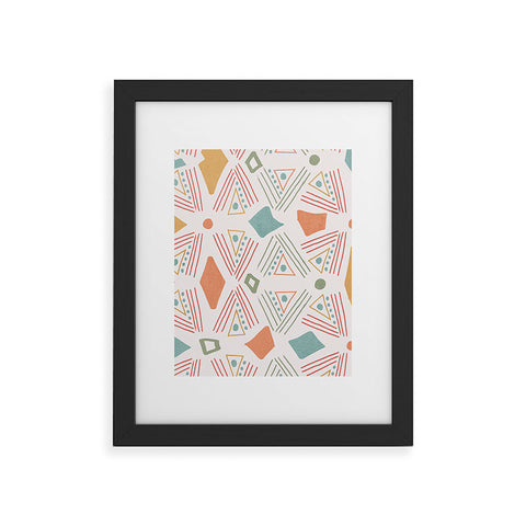 Viviana Gonzalez Playful Geometrics 2 Framed Art Print