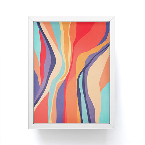 Viviana Gonzalez Psychedelic pattern 02 Framed Mini Art Print