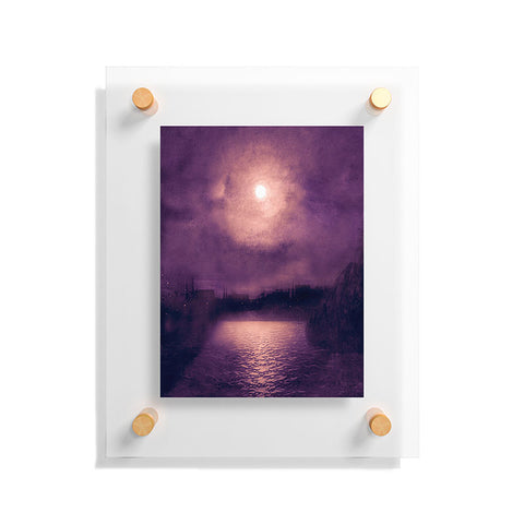 Viviana Gonzalez Purple Sunset Floating Acrylic Print