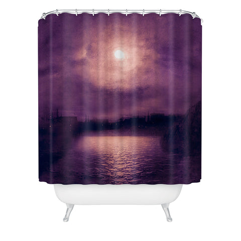 Viviana Gonzalez Purple Sunset Shower Curtain