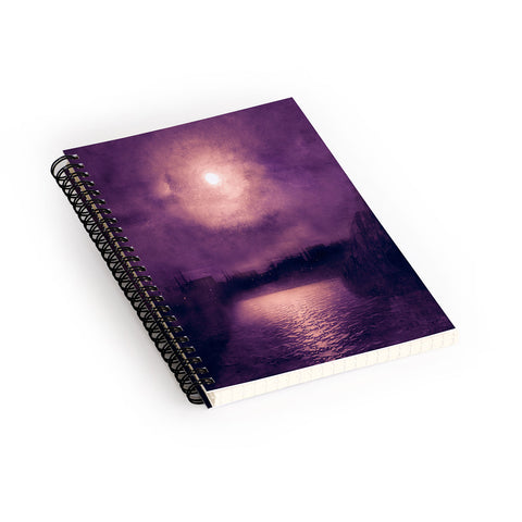 Viviana Gonzalez Purple Sunset Spiral Notebook
