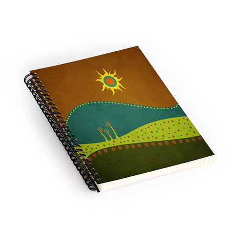 Viviana Gonzalez Spring Landscape 1 Spiral Notebook