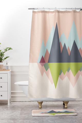 Viviana Gonzalez Spring vibes collection 01 Shower Curtain And Mat