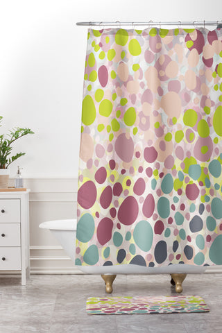 Viviana Gonzalez Spring vibes collection 03 Shower Curtain And Mat