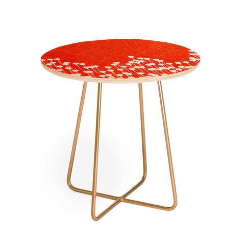 Viviana Gonzalez Summer abstract 02 Round Side Table