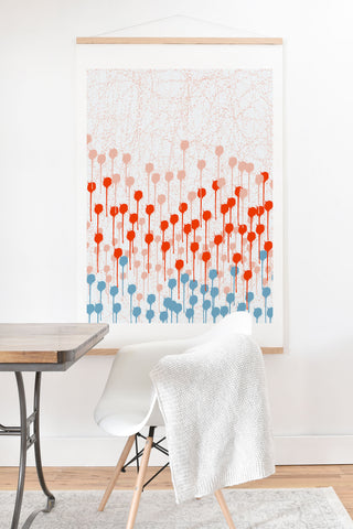 Viviana Gonzalez Summer abstract 03 Art Print And Hanger