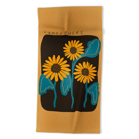 Viviana Gonzalez Sunflowers 01 Beach Towel