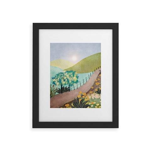 Viviana Gonzalez Sunrise In The Mountains Framed Art Print