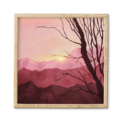 Viviana Gonzalez Sunset and Landscape Framed Wall Art