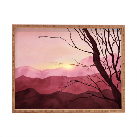 Viviana Gonzalez Sunset and Landscape Rectangular Tray