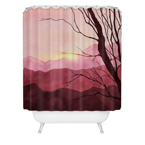 Viviana Gonzalez Sunset and Landscape Shower Curtain