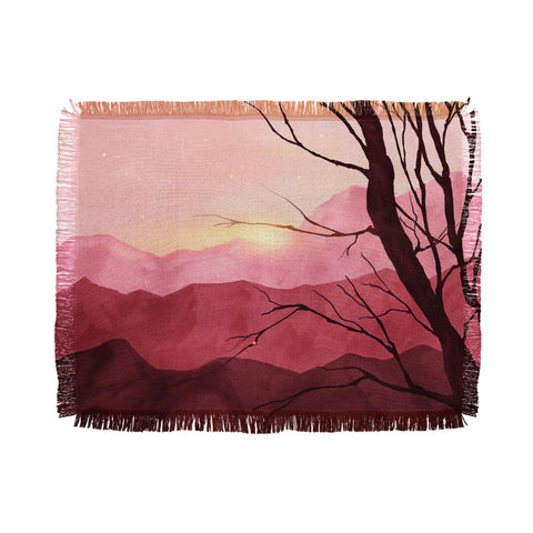Viviana Gonzalez Sunset and Landscape Throw Blanket