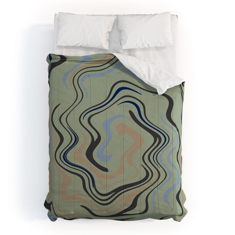 Viviana Gonzalez Texturally Abstract 02 Comforter