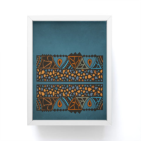 Viviana Gonzalez Textures Abstract 13 Framed Mini Art Print