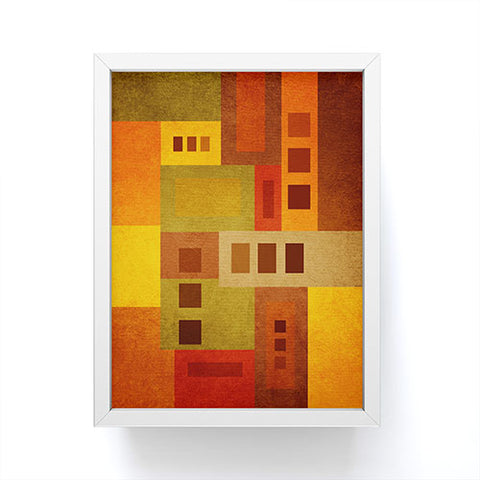 Viviana Gonzalez Textures Abstract 17 Framed Mini Art Print