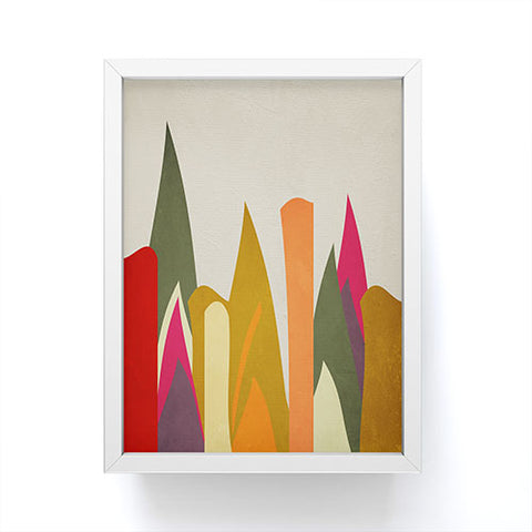 Viviana Gonzalez Textures Abstract 24 Framed Mini Art Print