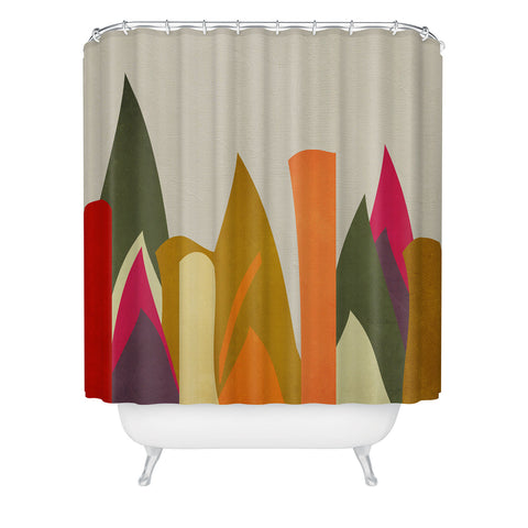 Viviana Gonzalez Textures Abstract 24 Shower Curtain