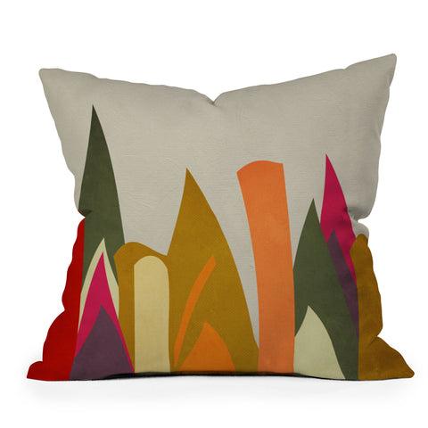 Viviana Gonzalez Textures Abstract 24 Throw Pillow