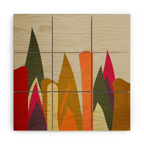 Viviana Gonzalez Textures Abstract 24 Wood Wall Mural