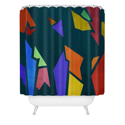Viviana Gonzalez Textures Abstract 26 Shower Curtain