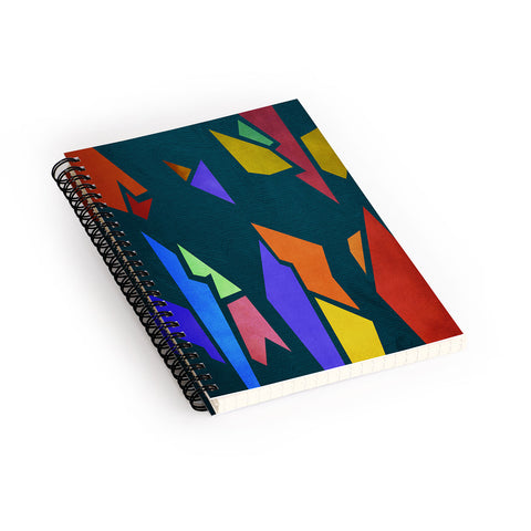 Viviana Gonzalez Textures Abstract 26 Spiral Notebook