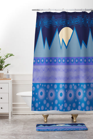 Viviana Gonzalez Textures Abstract 28 Shower Curtain And Mat