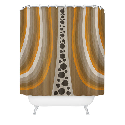 Viviana Gonzalez Textures Abstract 4 Shower Curtain