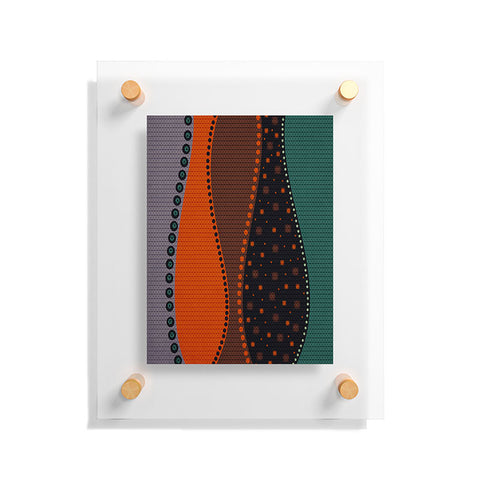 Viviana Gonzalez Textures Abstract 6 Floating Acrylic Print
