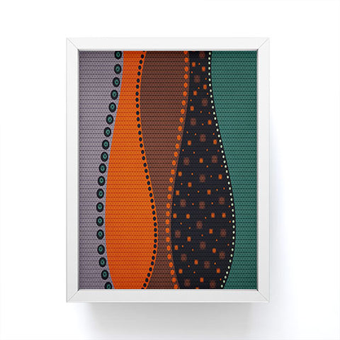Viviana Gonzalez Textures Abstract 6 Framed Mini Art Print