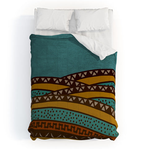 Viviana Gonzalez Textures Abstract 9 Comforter