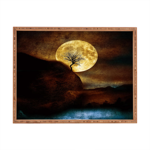 Viviana Gonzalez The Moon and the Tree Rectangular Tray