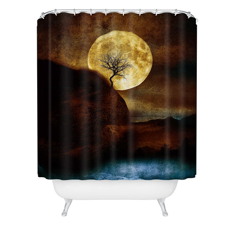 Viviana Gonzalez The Moon and the Tree Shower Curtain